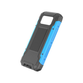 BANQUE D'ALIMENTATION 10000mAh 3.7V SOLAIRE:1.2W BLACK+BLUE LED:2W