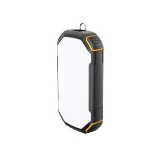 BANQUE D'ALIMENTATION 20000mAh 3.7V SOLAIRE:1.2W NOIR+ORANGE LED:4W