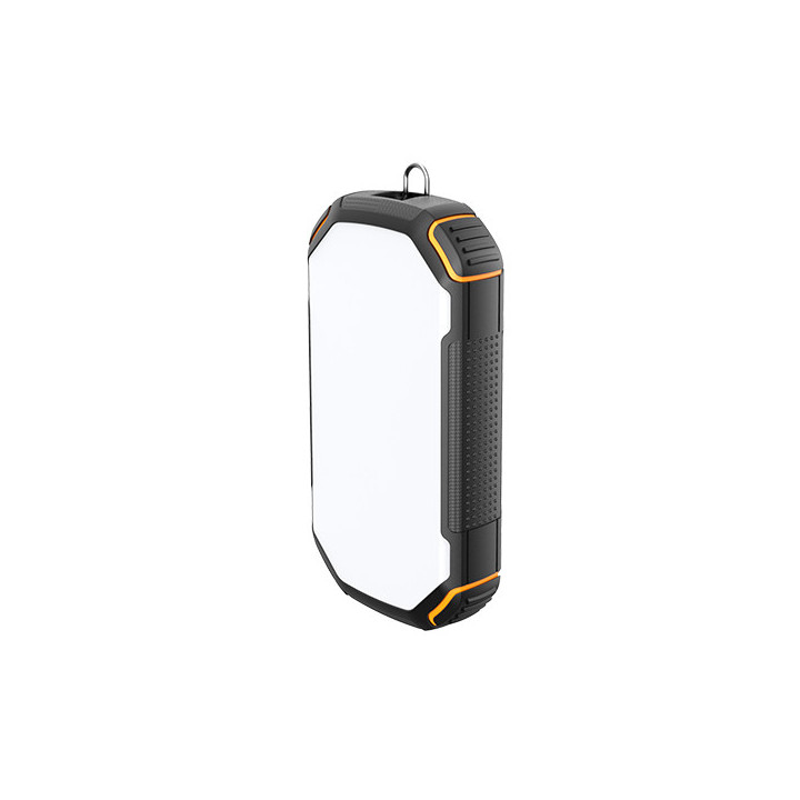 BANQUE D'ALIMENTATION 20000mAh 3.7V SOLAIRE:1.2W NOIR+ORANGE LED:4W