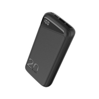 BANQUE D'ALIMENTATION 20000mAh 3.7V NOIR MICRO/TYPE-C SORTIE MAXIMALE:DC22.5W