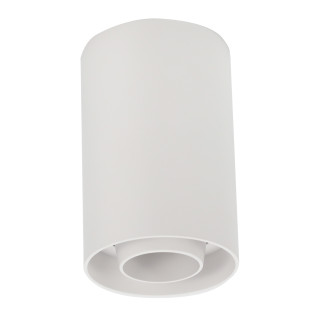PROJECTEUR ROND PLASTIQUE DOUILLE GU10 BLANC IP20 MAX-10W