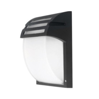 APPLIQUE MURALE ALUMINIUM NOIR MAT 1*E27