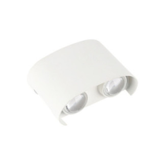 APPLIQUE LED AC220-240V 4W IP65 340LM CORPS BLANC 3000K - ALUMINIUM