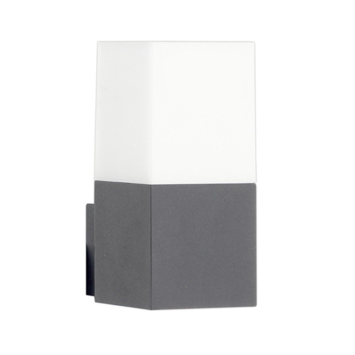 APPLIQUE MURALE ALUMINIUM GRIS FONCÉ 1*E27 IP54