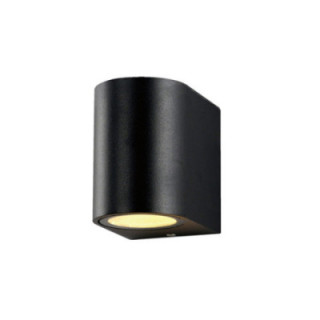 LAMPE MURALE ALUMINIUM CORPS NOIR IP54 PRISE GU10 AC220-240V