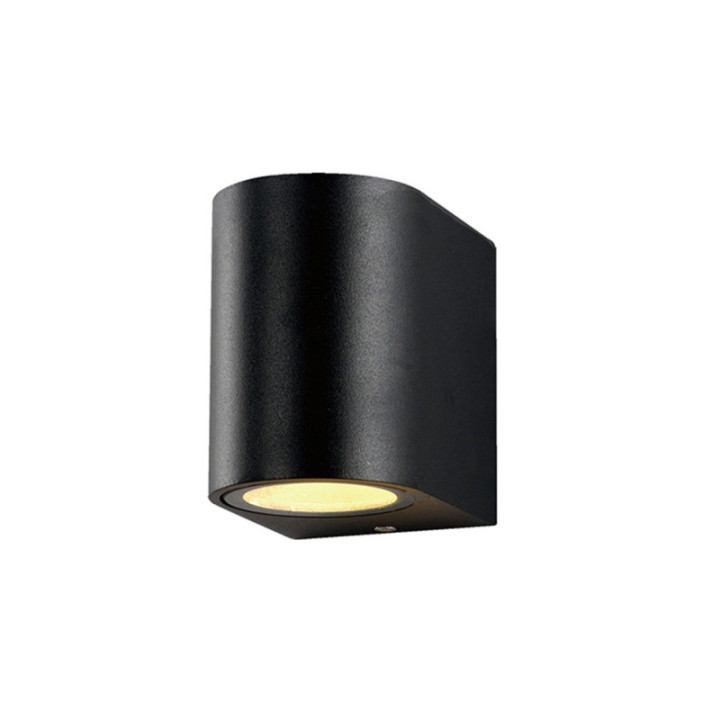 LAMPE MURALE ALUMINIUM CORPS NOIR IP54 PRISE GU10 AC220-240V