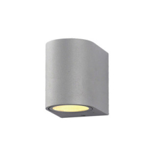 LAMPE MURALE ALUMINIUM ARGENT CORPS IP54 GU10 PRISE AC220-240V