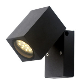 LAMPE MURALE ALUMINIUM CORPS NOIR IP44 GU10 SOCKET AC220-240V