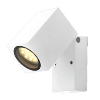 LAMPE MURALE ALUMINIUM CORPS BLANC IP44 GU10 PRISE AC220-240V