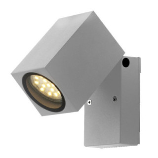 LAMPE MURALE ALUMINIUM ARGENT CORPS IP44 GU10 PRISE AC220-240V