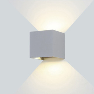 APPLIQUE LED EPISTAR AC220-240V 6W IP54 660LM GREY BODY 3000K