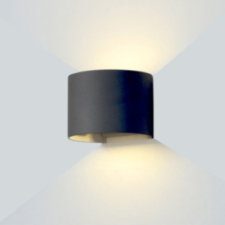 APPLIQUE LED EPISTAR AC220-240V 6W IP54 660LM BLACK BODY 3000K