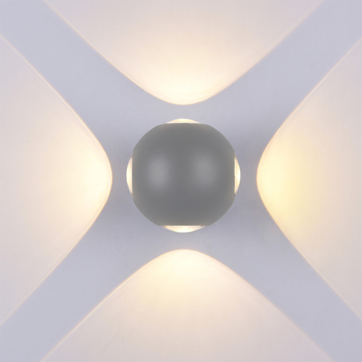 APPLIQUE LED CREE AC220-240V 4W IP54 440LM GREY BODY 3000K