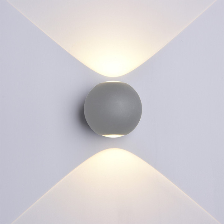 APPLIQUE LED CREE AC220-240V 6W IP54 660LM GREY BODY 4000K