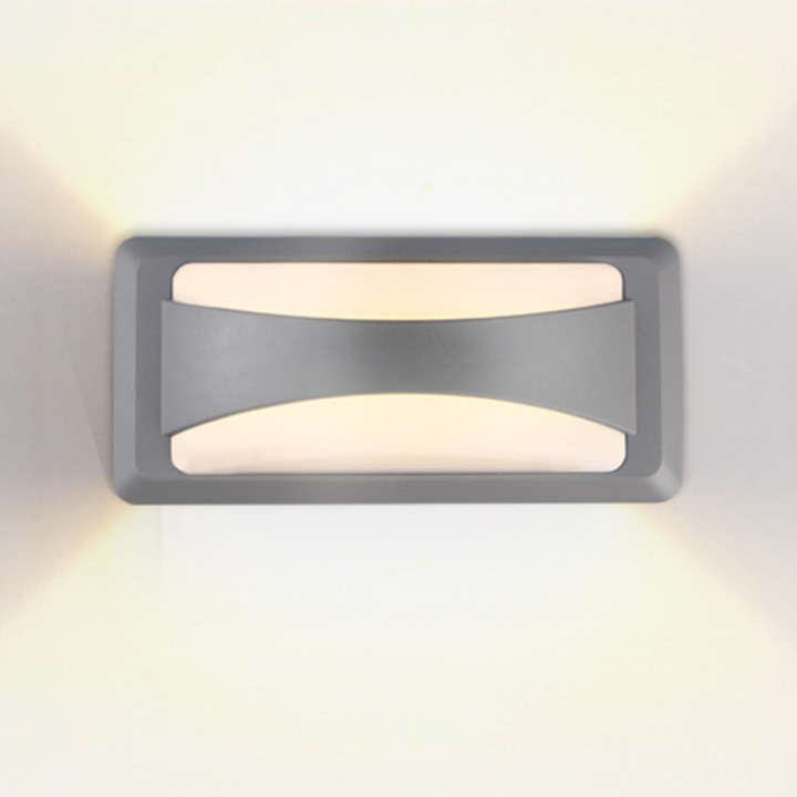 LED applique murale GREY 12W 3000K 780LM AC100-240V IP65
