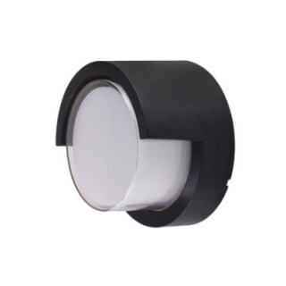 LED applique murale rond BLACK 12W 4200K 750LM AC100-240V IP65