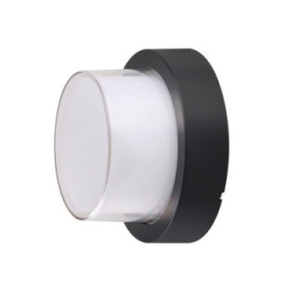 LED applique murale rond BLACK 12W 3000K 1000LM AC100-240V IP65