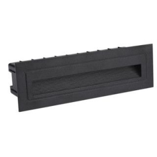 LED STEP LIGHT carré BLACK 6W 480LM 3000K AC220-240V IP65 - NEW