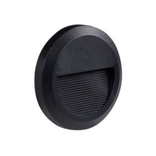 LED STEP LIGHT rond BLACK 2W 3000K AC220-240V IP65