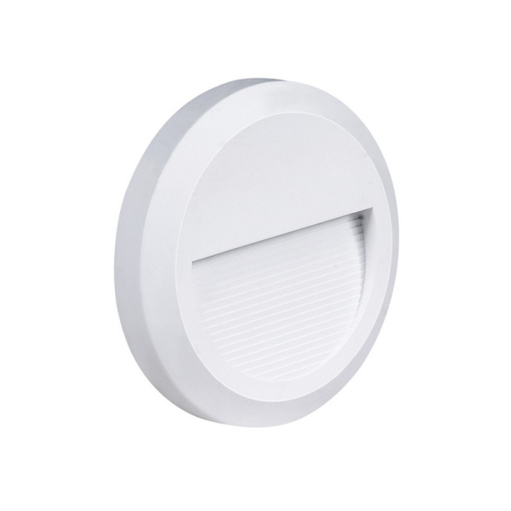 LED STEP LIGHT rond WHITE 2W 4200K AC220-240V IP65