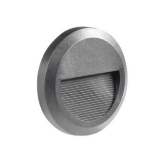 LED STEP LIGHT rond GREY 2W 4200K AC220-240V IP65