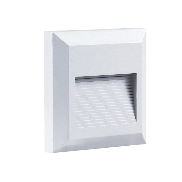 LED STEP LIGHT carré WHITE 2W 4200K AC220-240V IP65