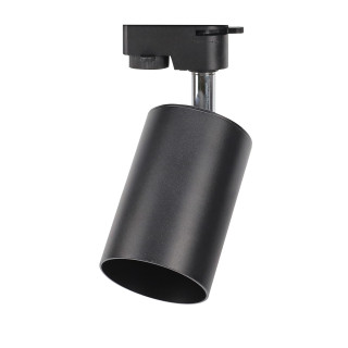 TRACKLIGHT FIXTURE ALUMINIUM NOIR GU10-SOCKET IP20 MAX-35W- 3-PHASE