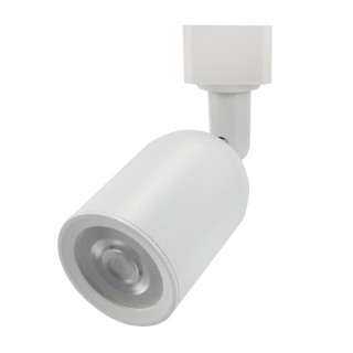 TRACKLIGHT FIXTURE PLASTIC WHITE GU10-SOCKET IP20 MAX-10W- 2-PHASE