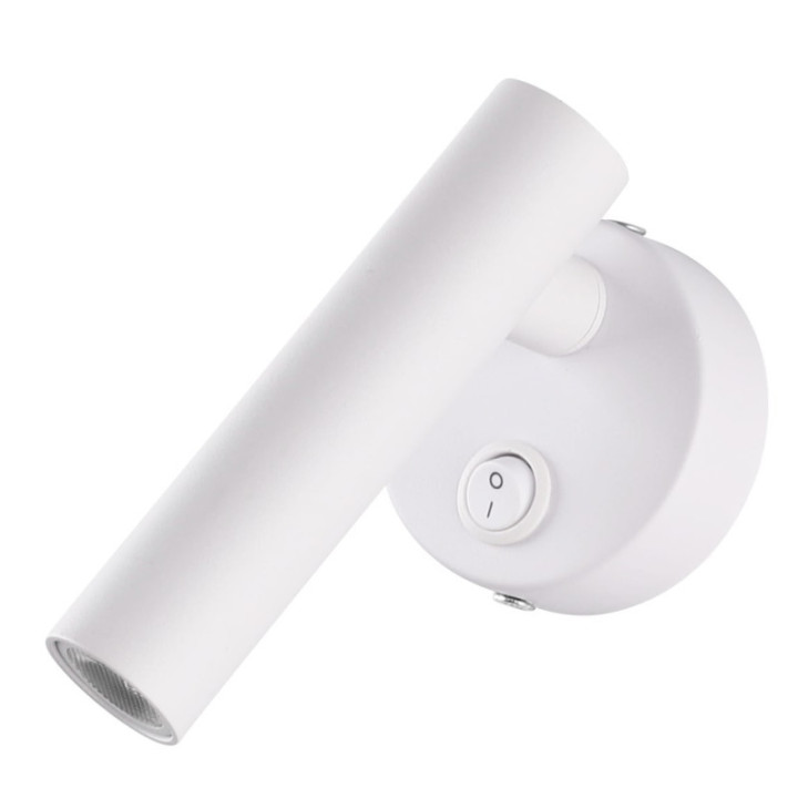ÉCLAIRAGE D'ARMOIRE À LED 2W IP20 AVEC INTERRUPTEUR MARCHE ARRÊT BLANC 4200K