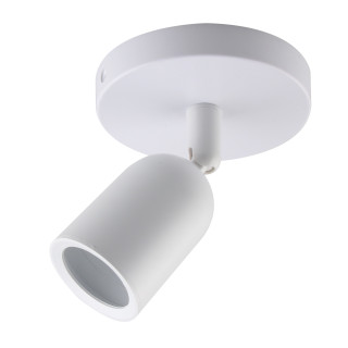 PROJECTEUR PLASTIQUE BLANC GU10-SOCKET IP20 MAX-10W