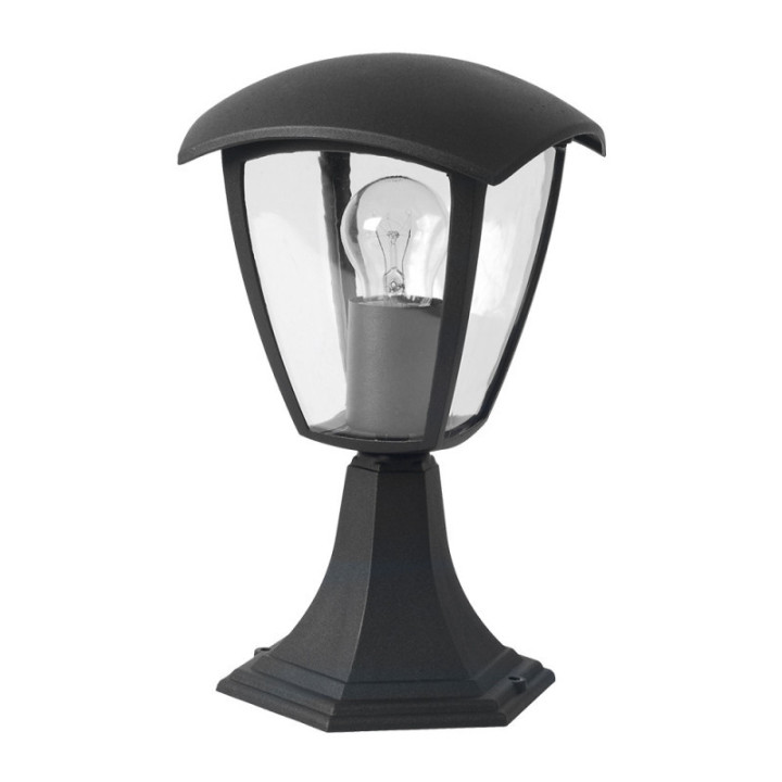 LAMPE SUR PIED ALUMINIUM NOIR MAT 1*E27