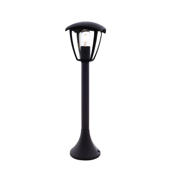 LAMPE PELOUSE 60CM ALUMINIUM NOIR MAT 1*E27