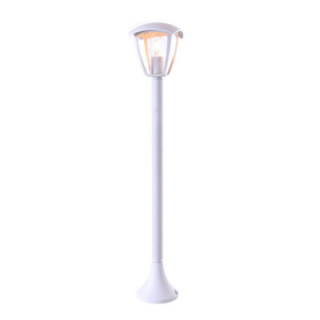 LAMPE PELOUSE 90CM ALUMINIUM BLANC MAT 1*E27