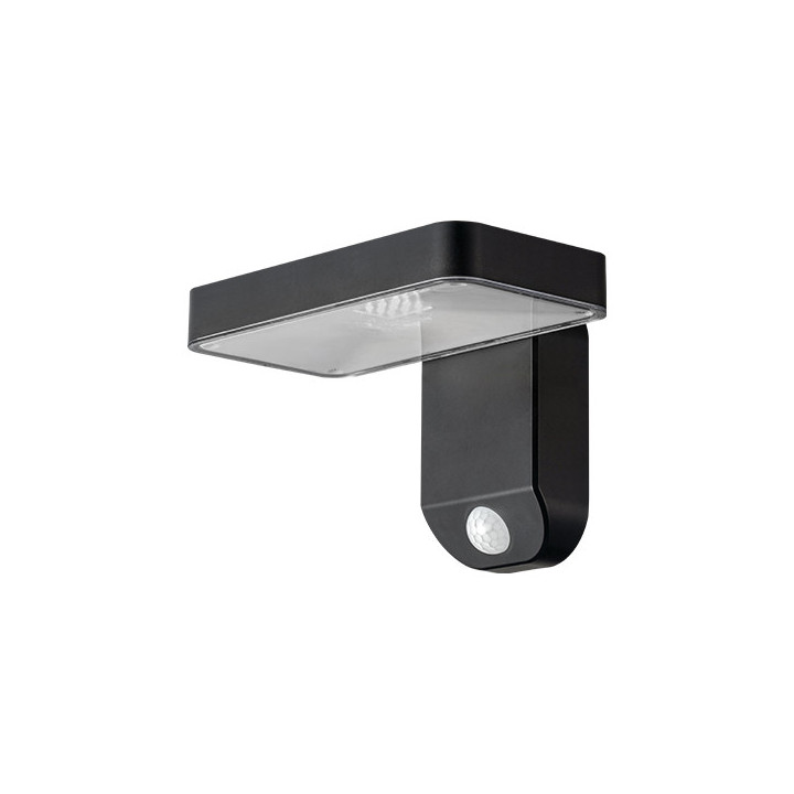 LUMIÈRE SOLAIRE 18*0.5W 400LM 3000K 3.7V 2000mAh Li-ion IP44 - GRIS FONCÉ