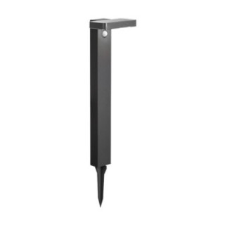 LAMPE SOLAIRE 18*0.5W 400LM 3000K 3.7V 2000mAh Li-ion IP44 - DARK GREY