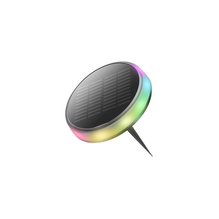 LUMIÈRE DE JARDINAGE SOLAIRE LED 0,6W IP65 3,7VDC 2000mA RGB