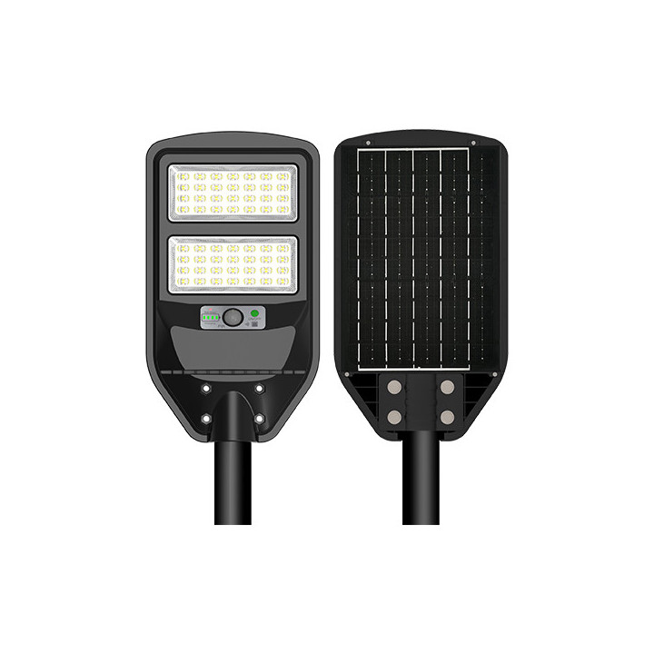 LED SOLAIRE STREET LIGHT 1200LM 8Ah IP65 + REMOTE CONTROL