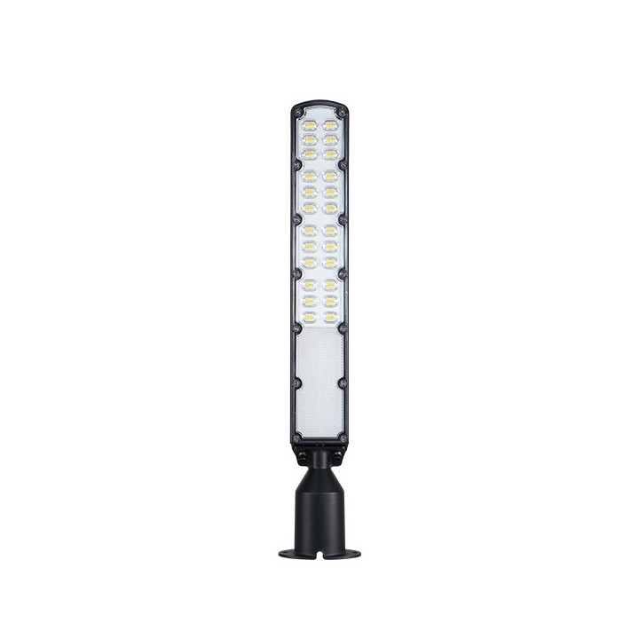 LED STREET LIGHT 100W SANAN-CHIP 180-265V 100LM/W IP65 75x130° 4000K BLACK BODY