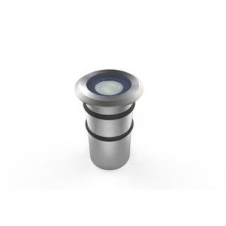 LED UNDERGROUND LIGHT 1W STAINLESS STEEL 350MA 20/60  IP68 - WH