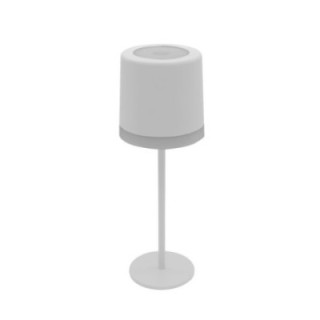 Lampe de table LED 2.2W 260LM 2700K-6500K(commutable) 2*2200mAh Li-ion Battery IP54 - BLANC