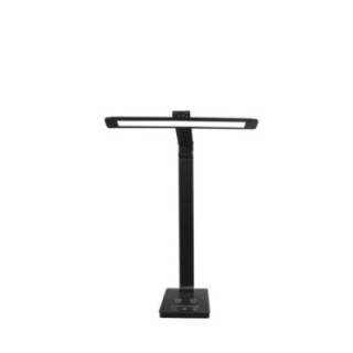 LAMPE DE BUREAU RECHARGEABLE SANS FIL NOIR CCT 7W 380LM