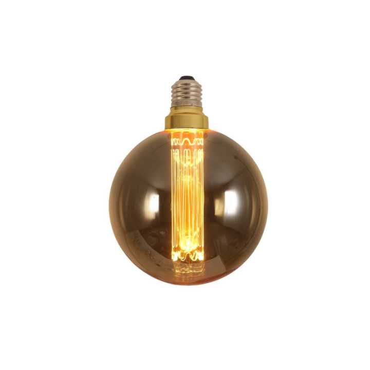 AMPOULE LED E27 3W AMBRE 1800K VERRE DORÉ