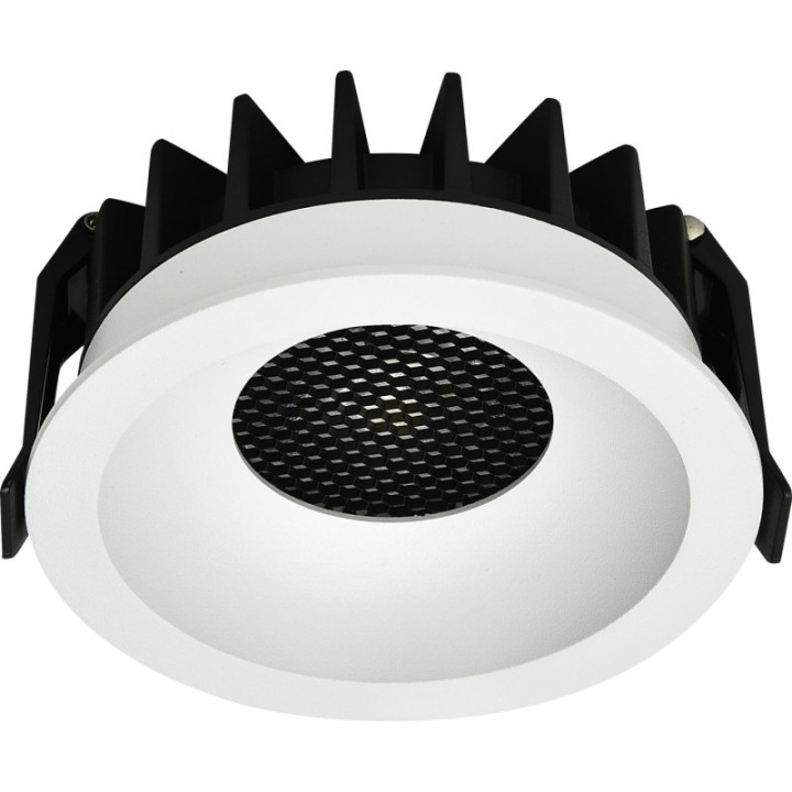 LED COB 10W spot encastré rond WHITE AC85-265V 100LM/W CCT - BRIDGELUX
