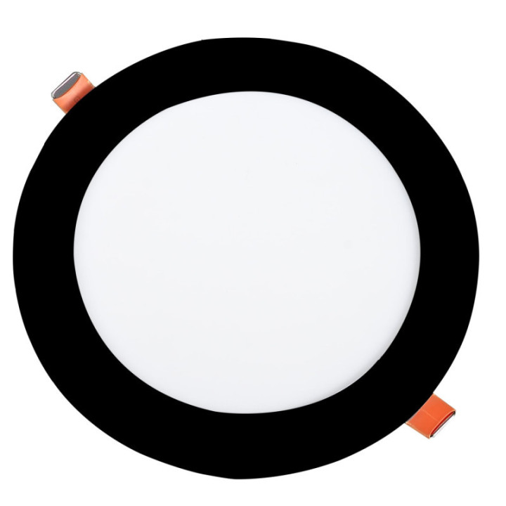 LED ENCASTRABLE 6W SLIM MODULE rond AC85-260V 3CCT BLACK