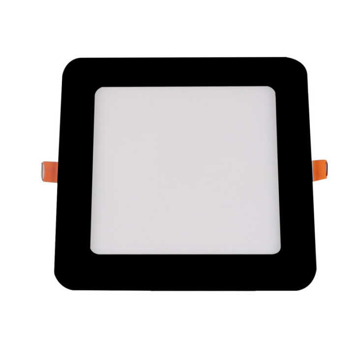LED ENCASTRABLE 12W SLIM MODULE carré AC85-260V 3CCT BLACK