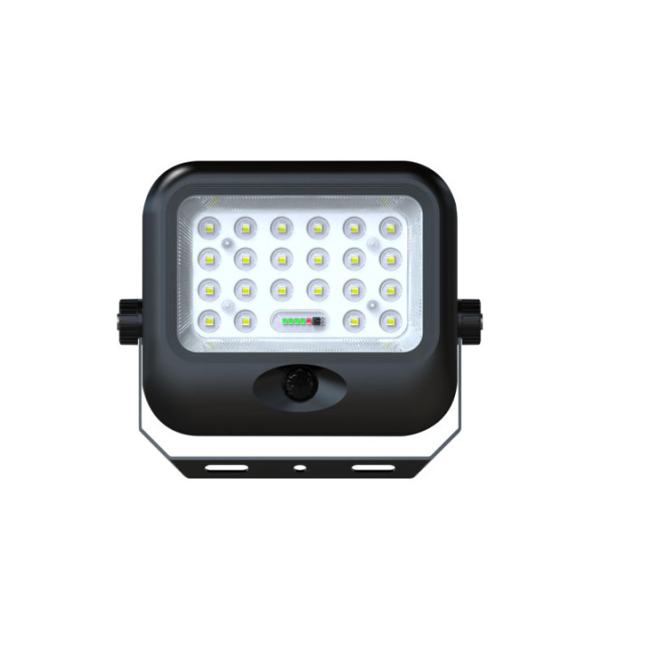 LED SOLAIRE FLOODLIGHT 1600LM 5Ah CCT IP65 + détecteur - REMOTE CONTROL