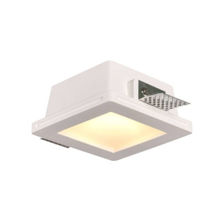 PLAFONNIER SANS GARNITURE ENCASTRÉ GYPSE CARRÉ DÉPOLI GU10-SOCKET MAX-10W