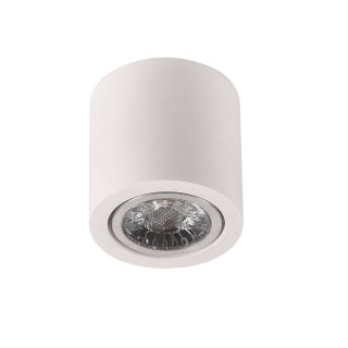 PLAFONNIER SURFACE ROND GYPSE DOUILLE GU10 MAX-10W