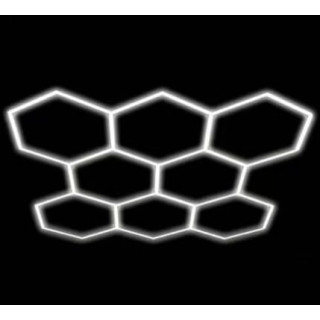 HEXAGON SET LIGHTS 8HEXS 280W 120LM/W 165-265V WITH ACCESSORIES
