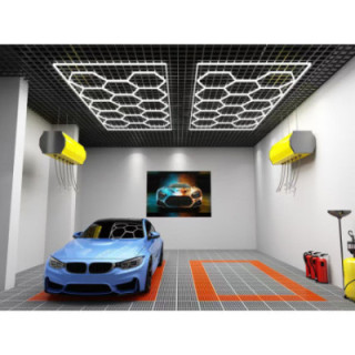 JEU DE LUMIÈRES HEXAGONALES 14HEXS 456W 120LM/W 165-265V AVEC ACCESSOIRES